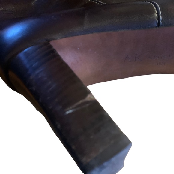 Anne Klein Women’s Brown Ankle Side Zip Boots Size 10 - Picture 9 of 12